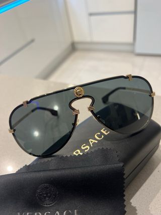 Gafas de sol Versace Negro y Dorado