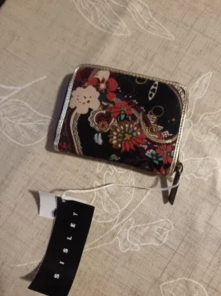 Monedero Sisley estampado floral