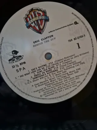 Vinilo Eric Clapton - Behind the Sun