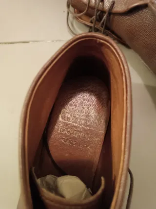 Scarpe vintage vera pelle n.38