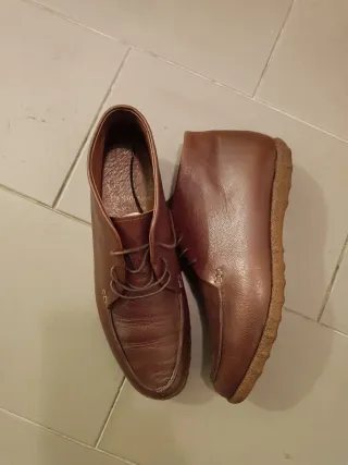 Scarpe vintage vera pelle n.38