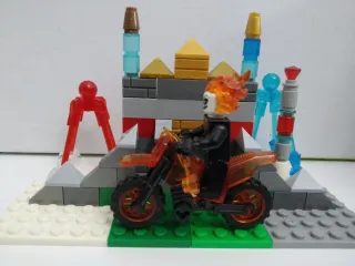Figura Ghost Rider con Moto