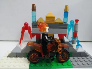 Figura Ghost Rider con Moto
