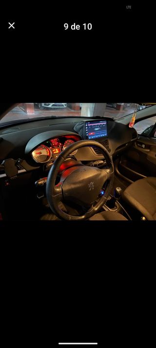 Peugeot 207 2007 Color rojo