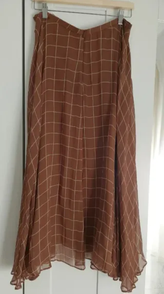 Falda cuadros  Massimo Dutti