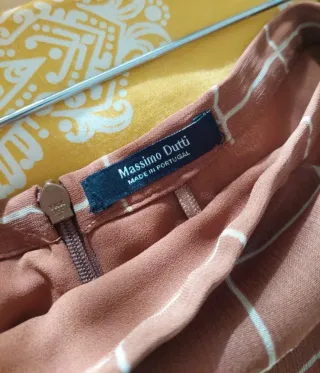 Falda cuadros  Massimo Dutti
