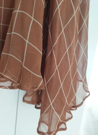 Falda cuadros  Massimo Dutti