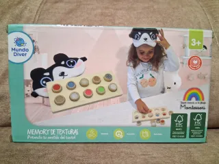 Juego sensorial de texturas Mundo Diver