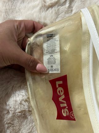 Riñonera Transparente Levi's Beige