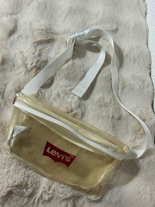 Riñonera Transparente Levi's Beige