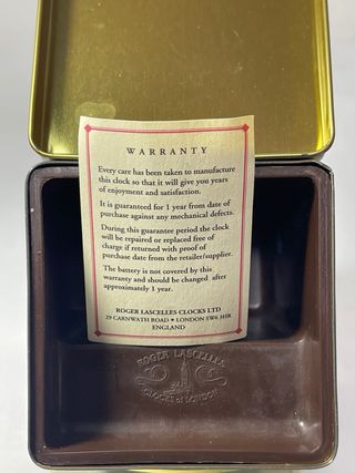 Orologio da tavolo Sandersons English Breakfast