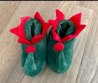Zapatillas duende niño Navidad