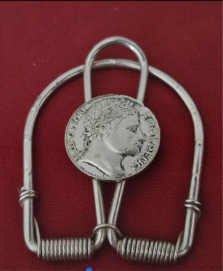 Pinza per banconote con design di Napoleone