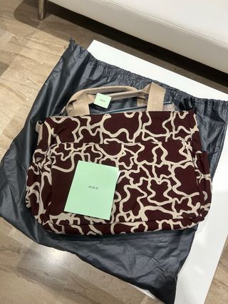 Bolso Tous estampado marrón