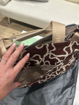 Bolso Tous estampado marrón
