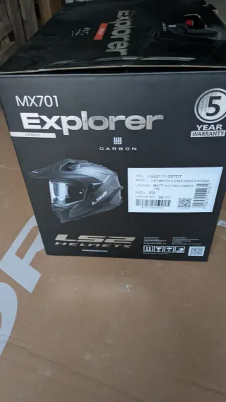 Casco LS2 Explorer Carbon 701 talla XS