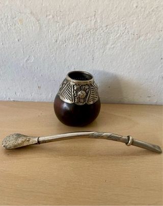 Mate y Bombilla de Calabaza