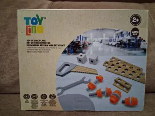 Juego de herramientas de madera Toy Lino