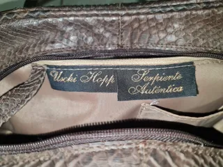 Bolso piel serpiente auténtica