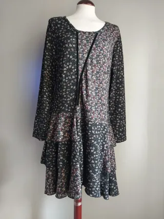 Vestido estampado floral talla XL