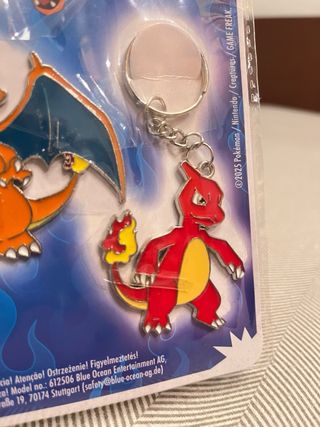 Llaveros Pokémon Charmander, Charmeleon, Charizard