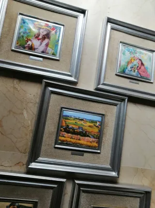 Colección 5 Cuadros Esmaltados Picasso