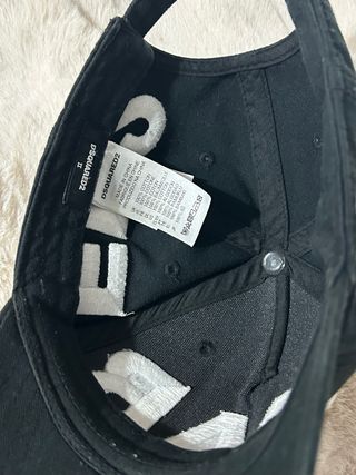 Gorra DSQUARED2 Negra Adolescentes