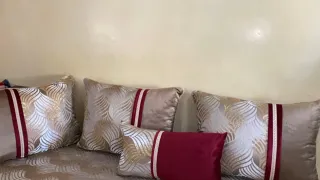 Fundas Salón Marroquí Beige y Rojo