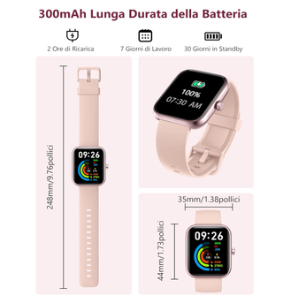 Smartwatch Bambini Fitness Tracker 1.83 HD IP68