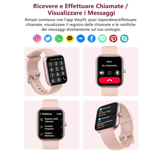 Smartwatch Bambini Fitness Tracker 1.83 HD IP68