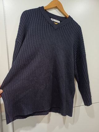 Jersey Zara Invierno Talla Única Negro