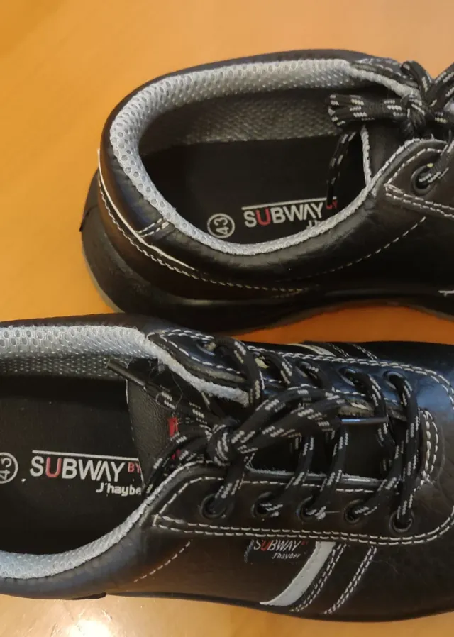 Zapatos Seguridad Jhayber Talla 43 Negros