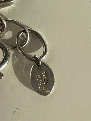 Conjunto Tous Oso Mosaico Multicolor Plata