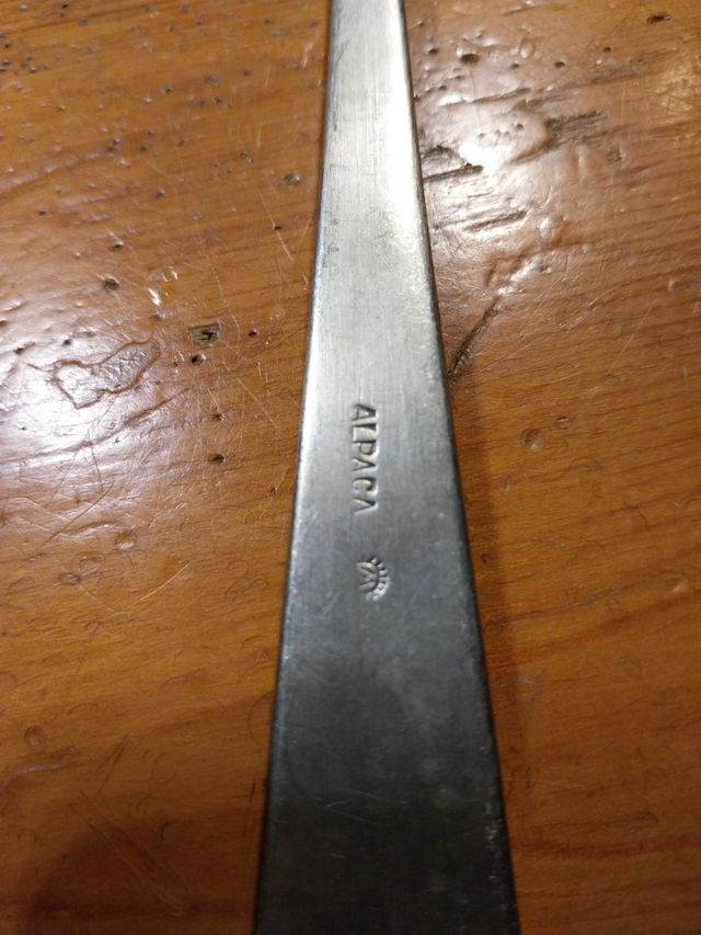 Cucharónes de alpaca