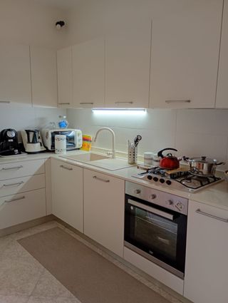 Cucina componibile bianca