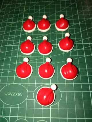 Playmobil Gorros Papá Noel (10 unidades)