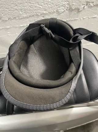 Casco y Gafas Moto Vintage Negro