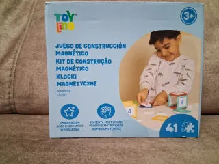 Juego construcción magnético números