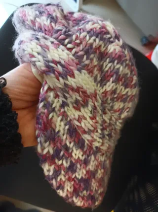 Gorra de lana multicolor talla única