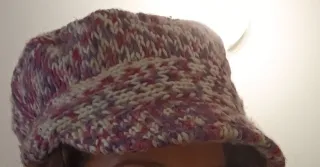 Gorra de lana multicolor talla única