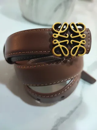 Cintura Loewe Donna Marrone e Dorato