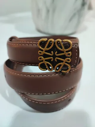 Cintura Loewe Donna Marrone e Dorato