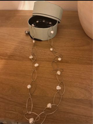 Collar Tous Plata y Perlas