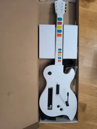 Guitarra Wii Wireless Rock Guitar Blanca