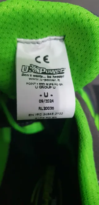 Scarpe da lavoro antinfortunistiche u-power 46