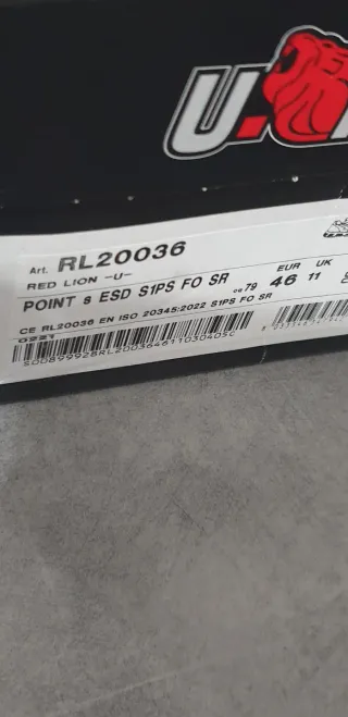 Scarpe da lavoro antinfortunistiche u-power 46