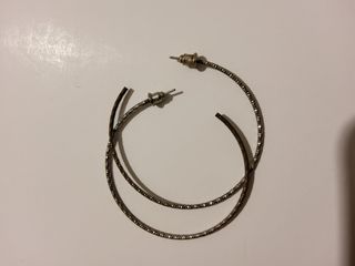 Orecchini a cerchio argento