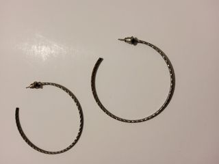 Orecchini a cerchio argento