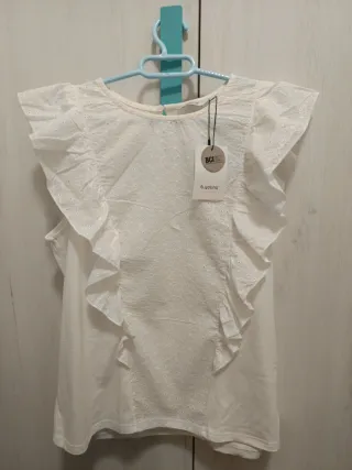 Blusa B.Young Blanca Talla L