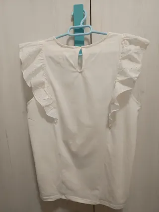 Blusa B.Young Blanca Talla L